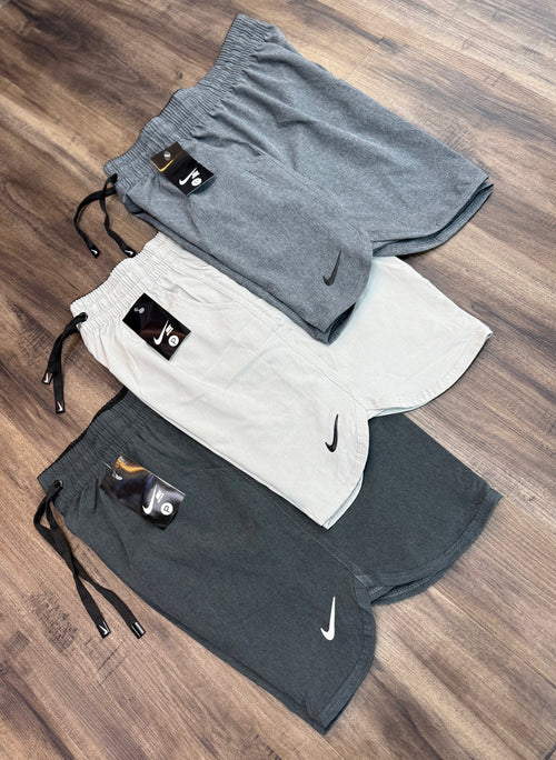 Shorts dri-fit NK (mescla) kit 3 unidades - promo